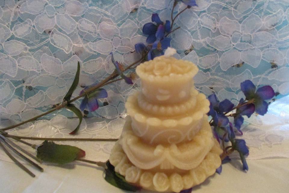 Wedding Cake Candle