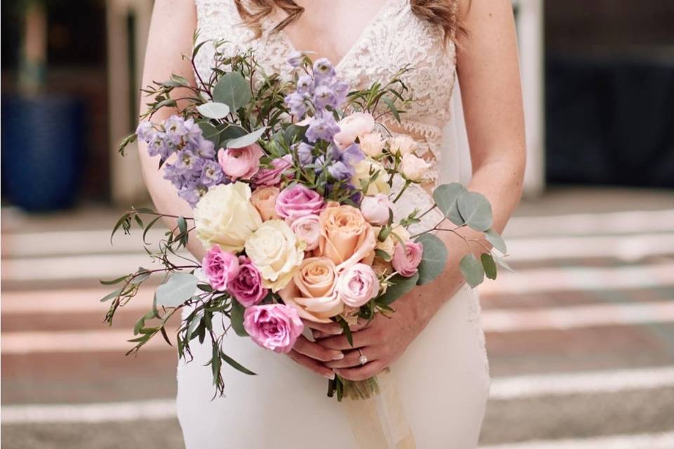 Pastel Romantic Bridal Bouquet