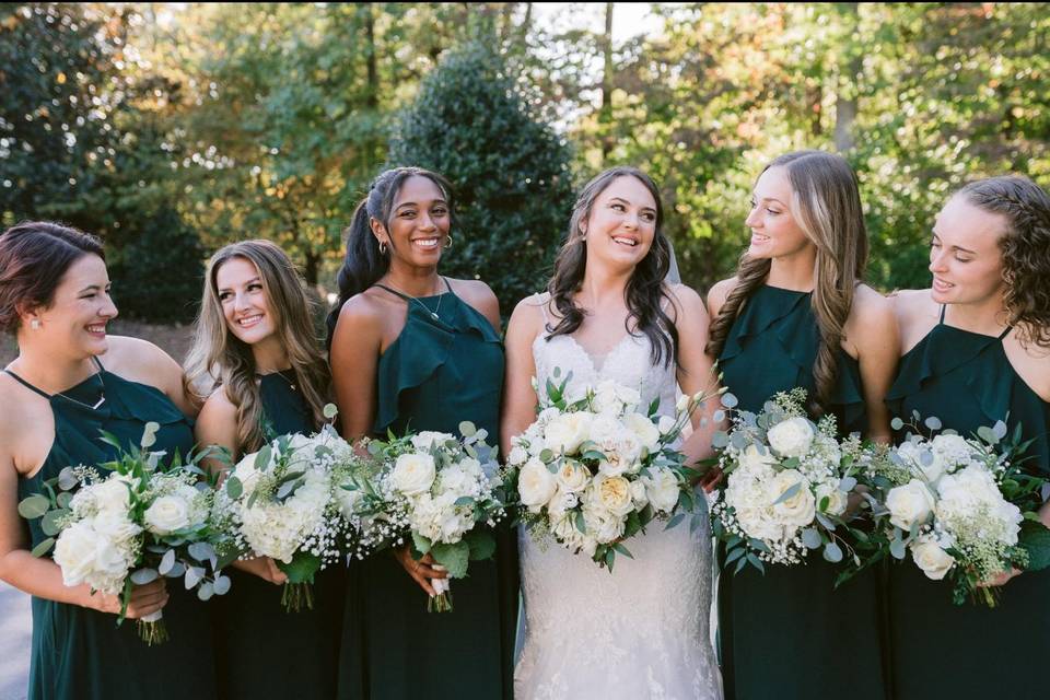 Bridal Party Green