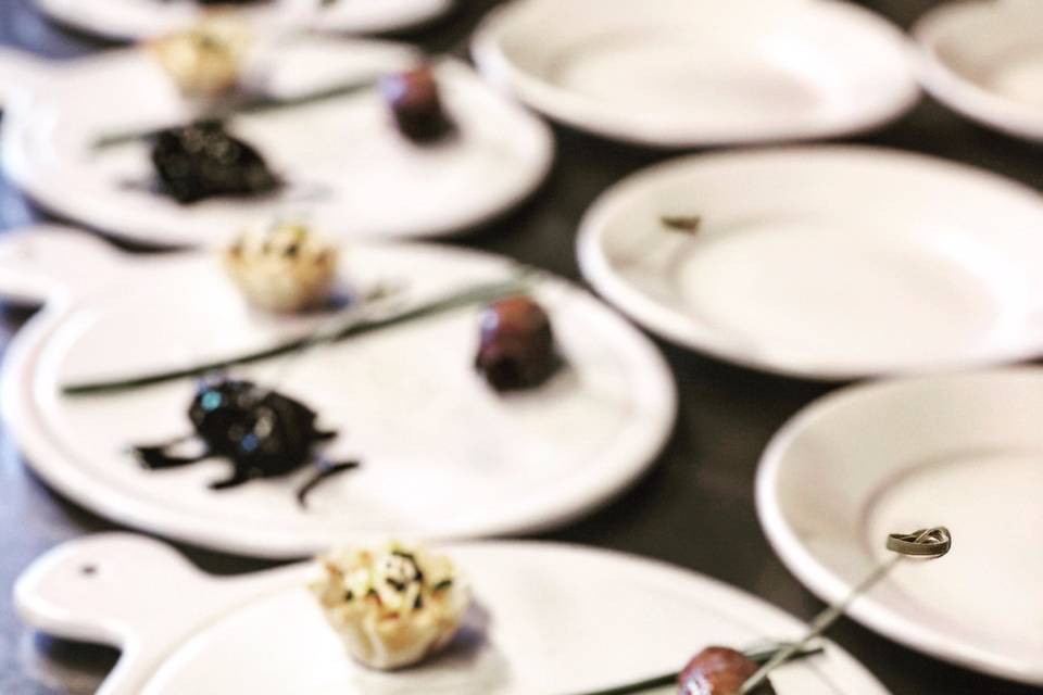 Catering tasting plate