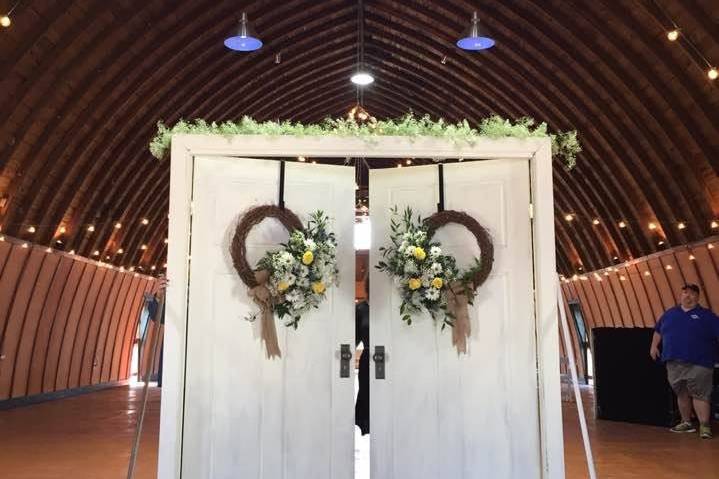 Doorway to the ceremony