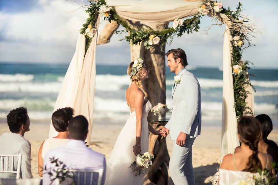 Beach ceremony