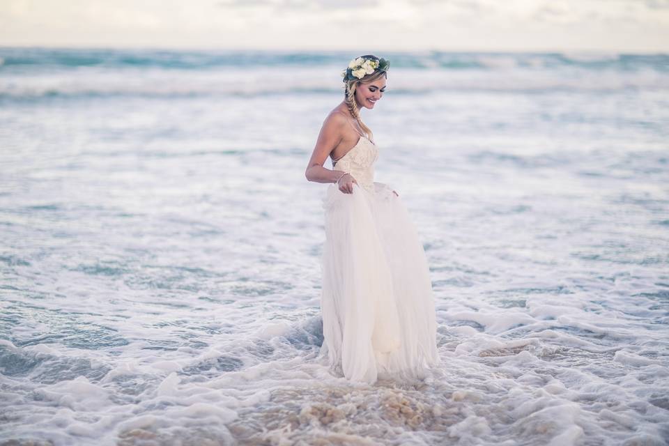 Beach portrait