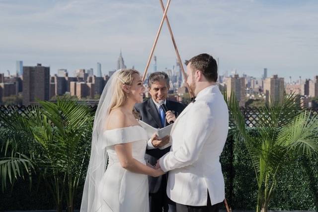 Roof top wedding