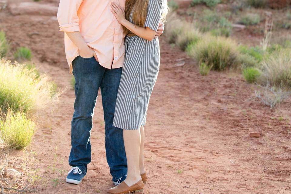 Moab, Utah engagement session