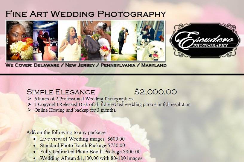 Escudero Photography with Photo Booth Rental