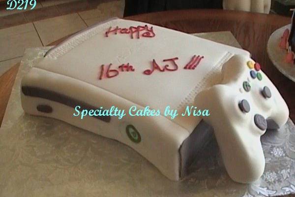 XBOX 360 Groom's Cake (Can be made with lights)