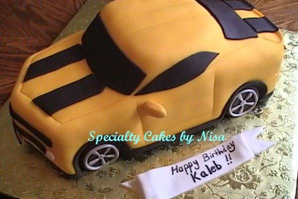3D Chevrolet Car Cake – Caramel Sweet Arts