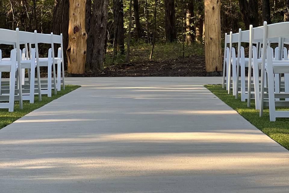 NEW outdoor ceremony