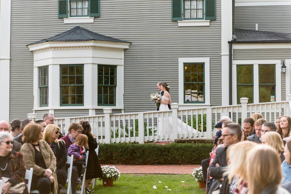 Ceremony at The Pergola