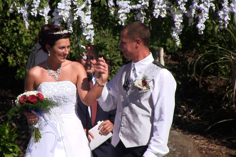 Renee & Brent were married at the SEL Event Center in Pullman, WA., with their reception there, too.  See their 3 min video 