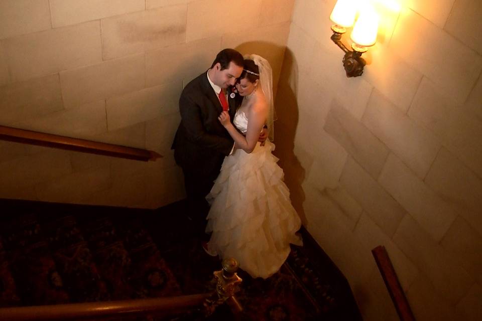 Annie & Kevin were married at the Gonzaga Chapel and had their reception at the historic Davenport Hotel, in Spokane, WA.