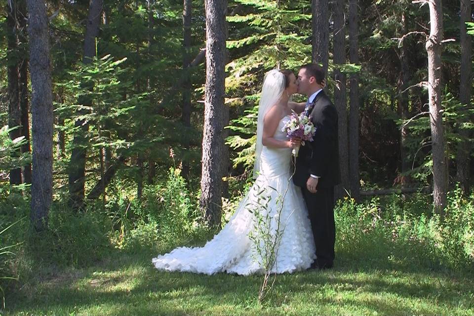 B. & W. (wish to reamin anonymous) were married at Heartland Ranch in Athol, Idaho.