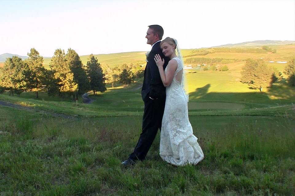 Anne & Justin were married at the Congregational Church of Christ in Pullman, WA., with their reception at the Palouse Ridge Golf Club.