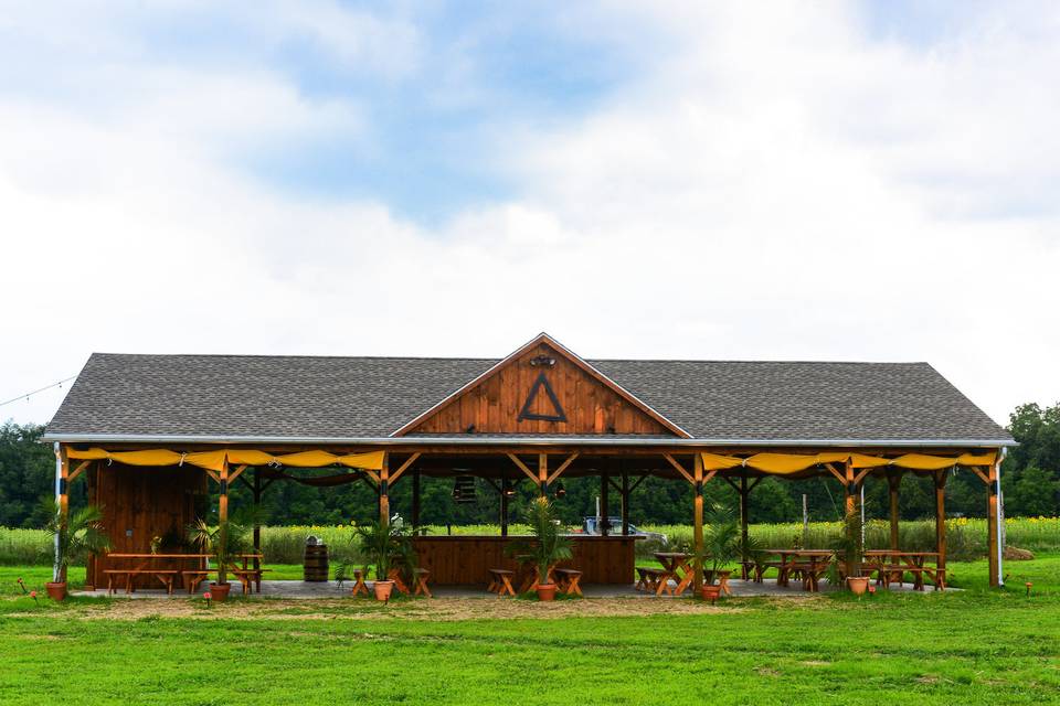Arrowood Farms - open-air pavilion