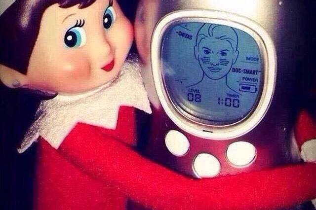 Naughty little elf is at it again! Judging from her GLOWING SILKY SMOOTH skin she used my exfoliator last night.