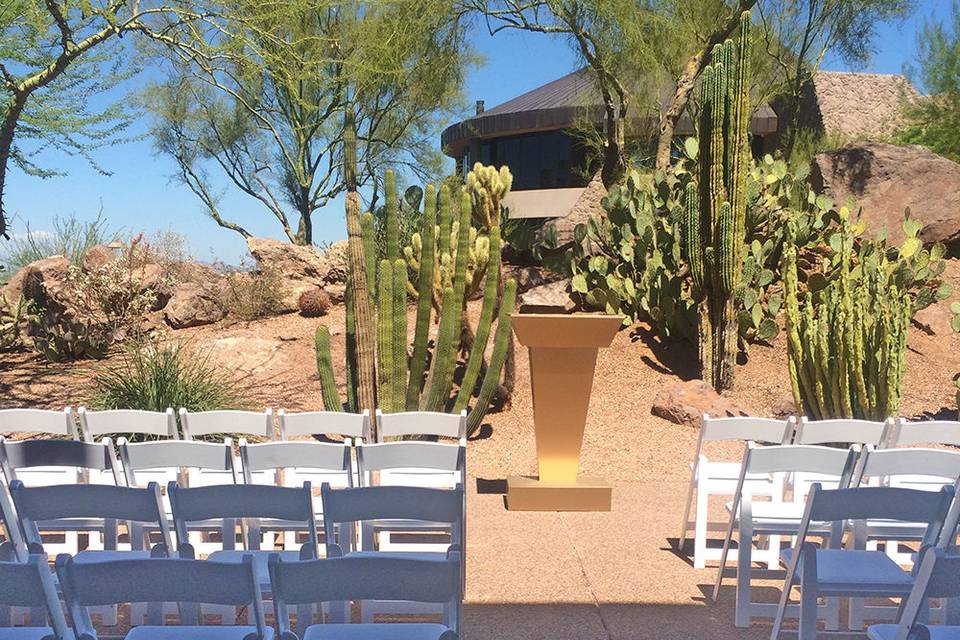 Kachina Patio Ceremony Set