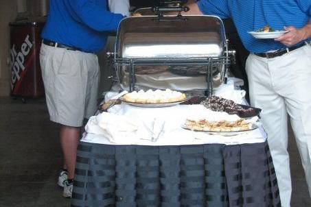 Buffet area