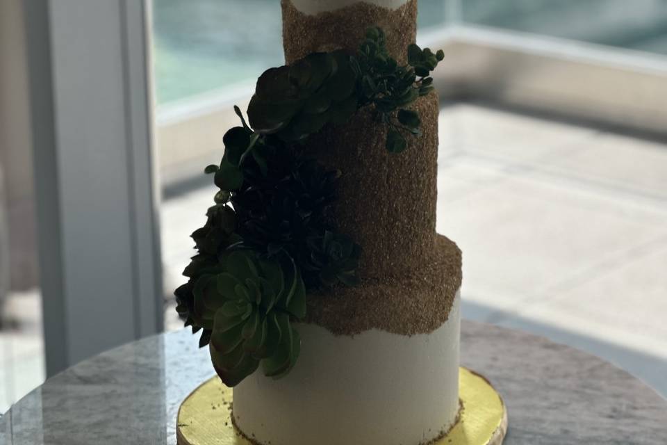 Gold and Succulent