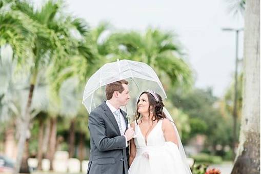 Rainy Wedding day