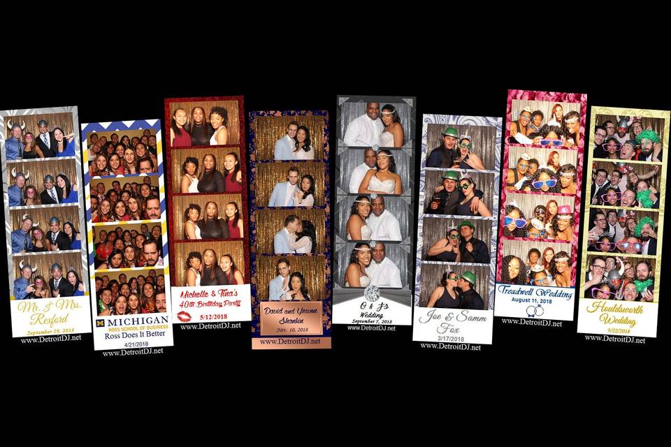 Photo Booth Strip Designs