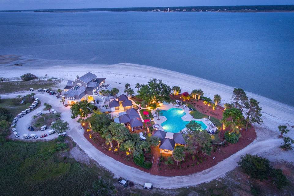 Beach Club at Dawn