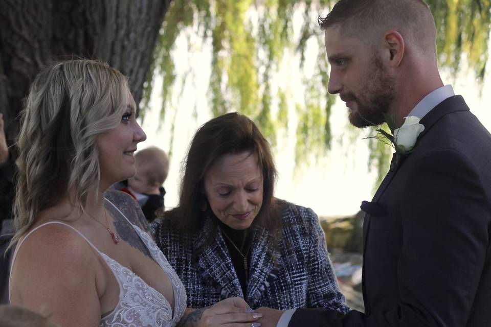 Exchanging of rings