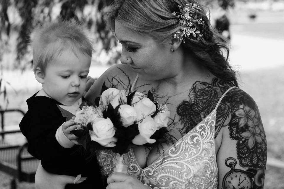 Bride & youngest child