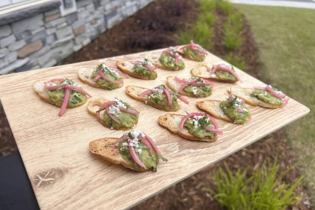 Avocado Fresca canape