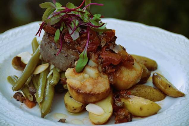 Plated Surf and Turf