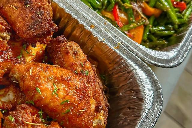 Delicious wedding catering