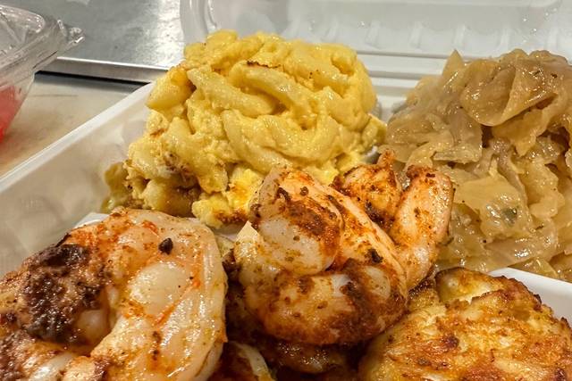 Seafood trio