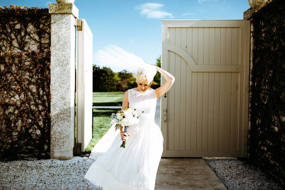 Vintage nautical bride