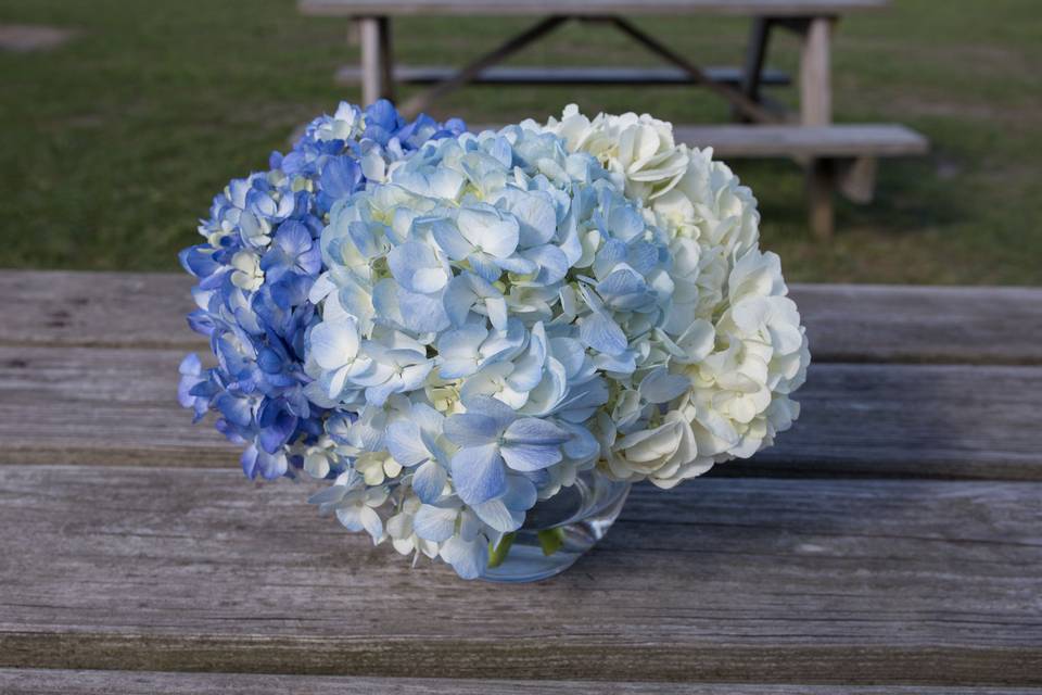 Rustic nautical centerpieces