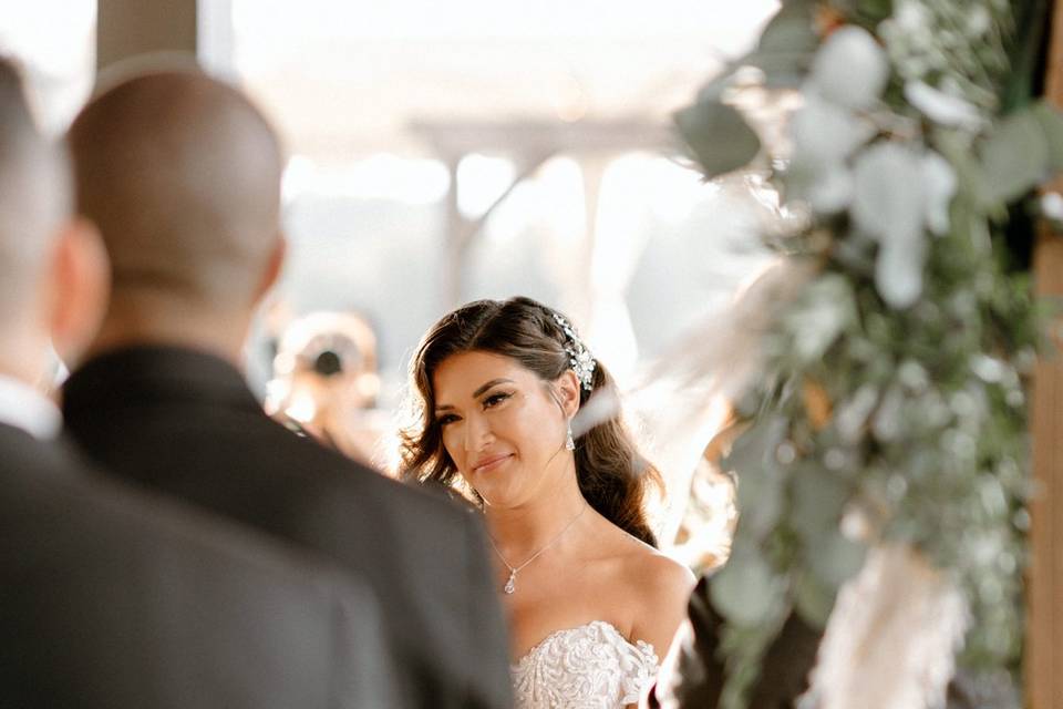 Bride at Altar