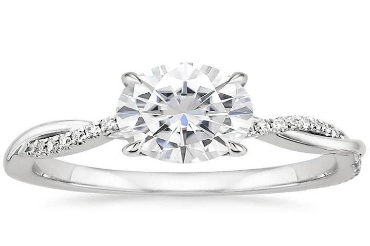 Moissanite Petite Lab Ring