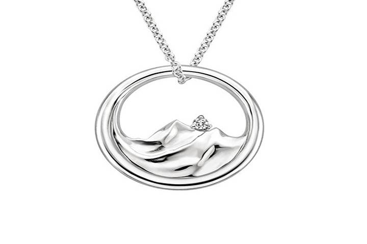 Mountain Range Diamond Pendant