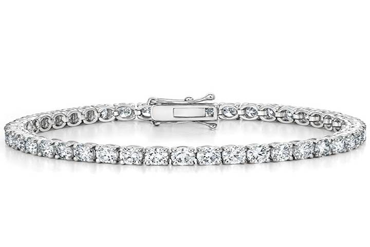 Lab Diamond Tennis Bracelet