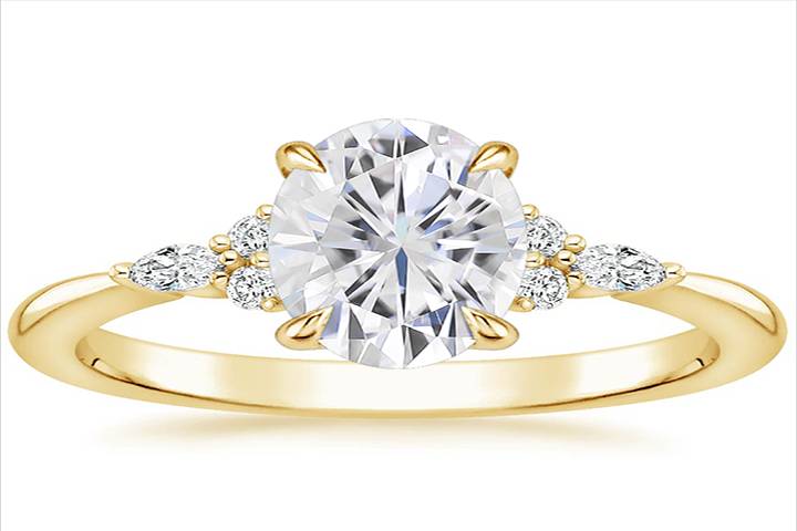 Moissanite Nadia Lab Ring