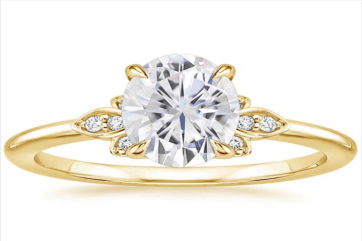 Moissanite Fiorella Lab Ring