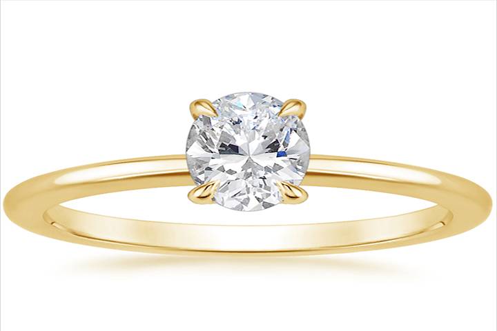 Petite Elodie Solitaire Ring - Brilliant Earth