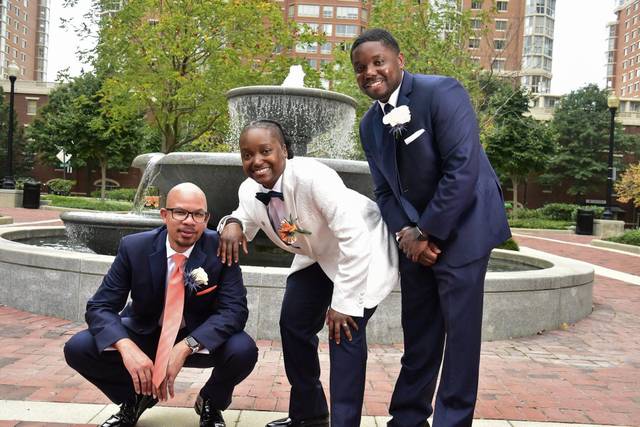 Groom and groomsmen