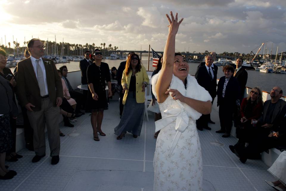Bouquet Toss