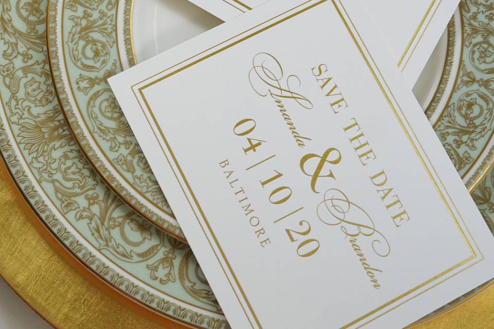 Gold foil suite