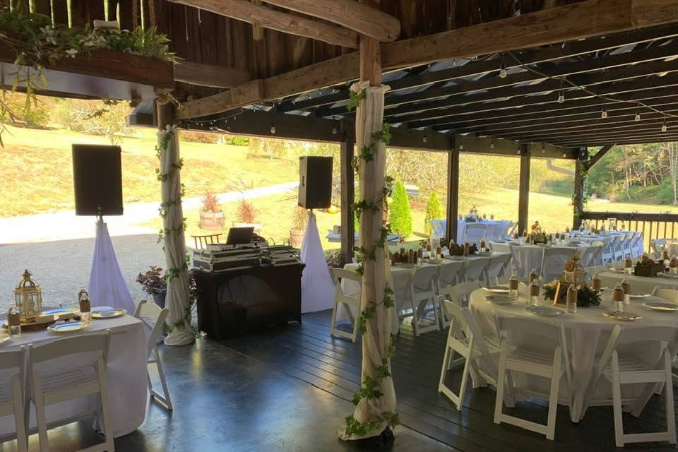 Reception setup