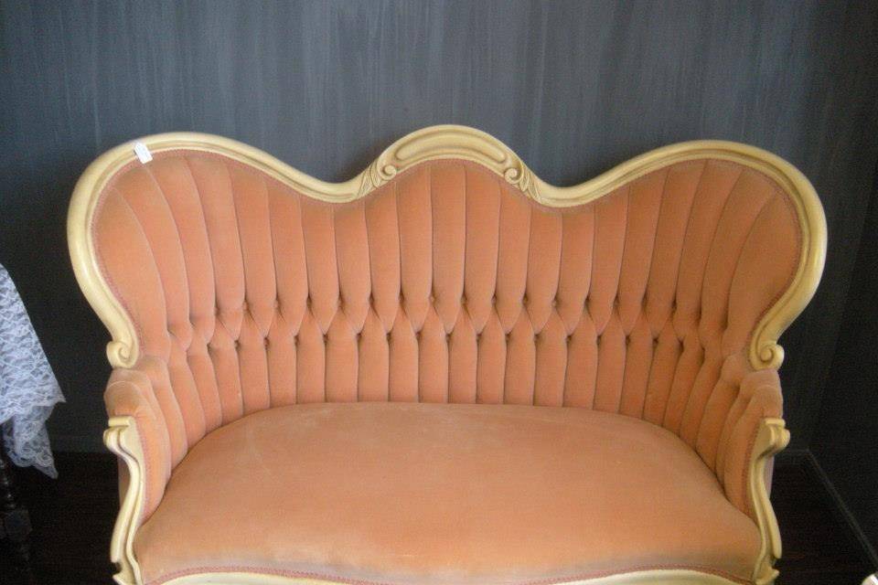 Pink Velvet Couch