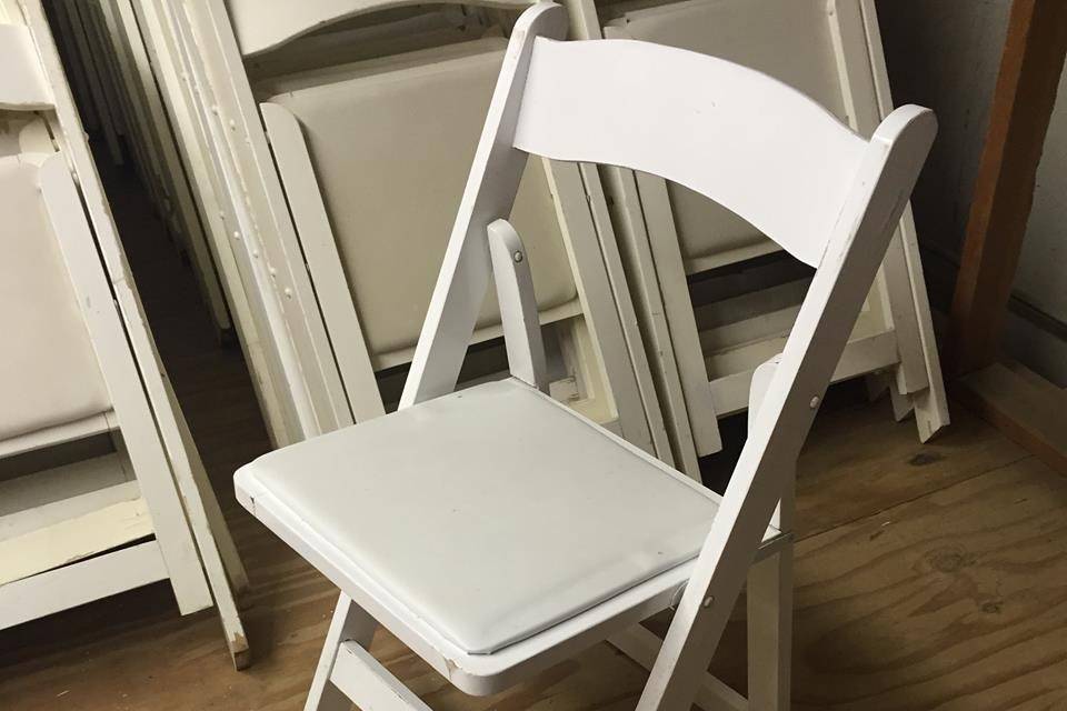 White Garden Chairs