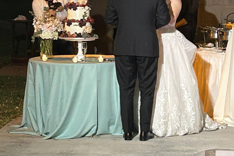 The Garcia's Cake Cutting