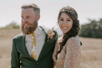 The happy couple