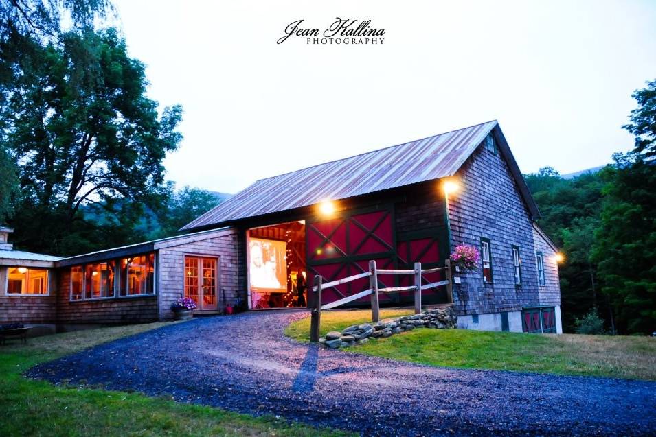 Our rustic wedding barn.